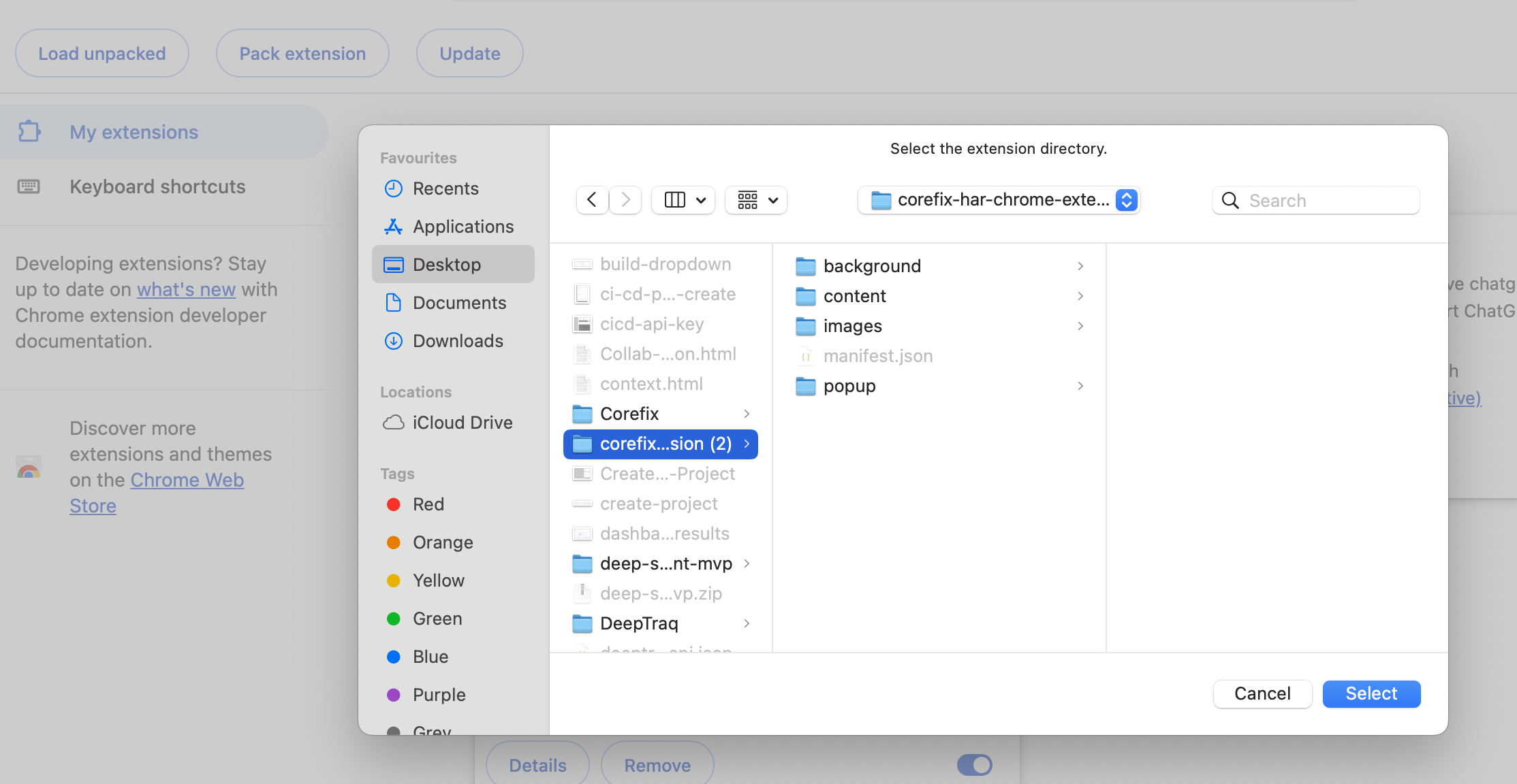 Chrome Load extension